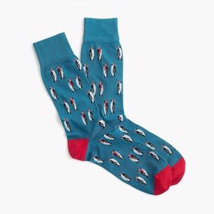 Corgi™ lightweight pattern (penguins) socks